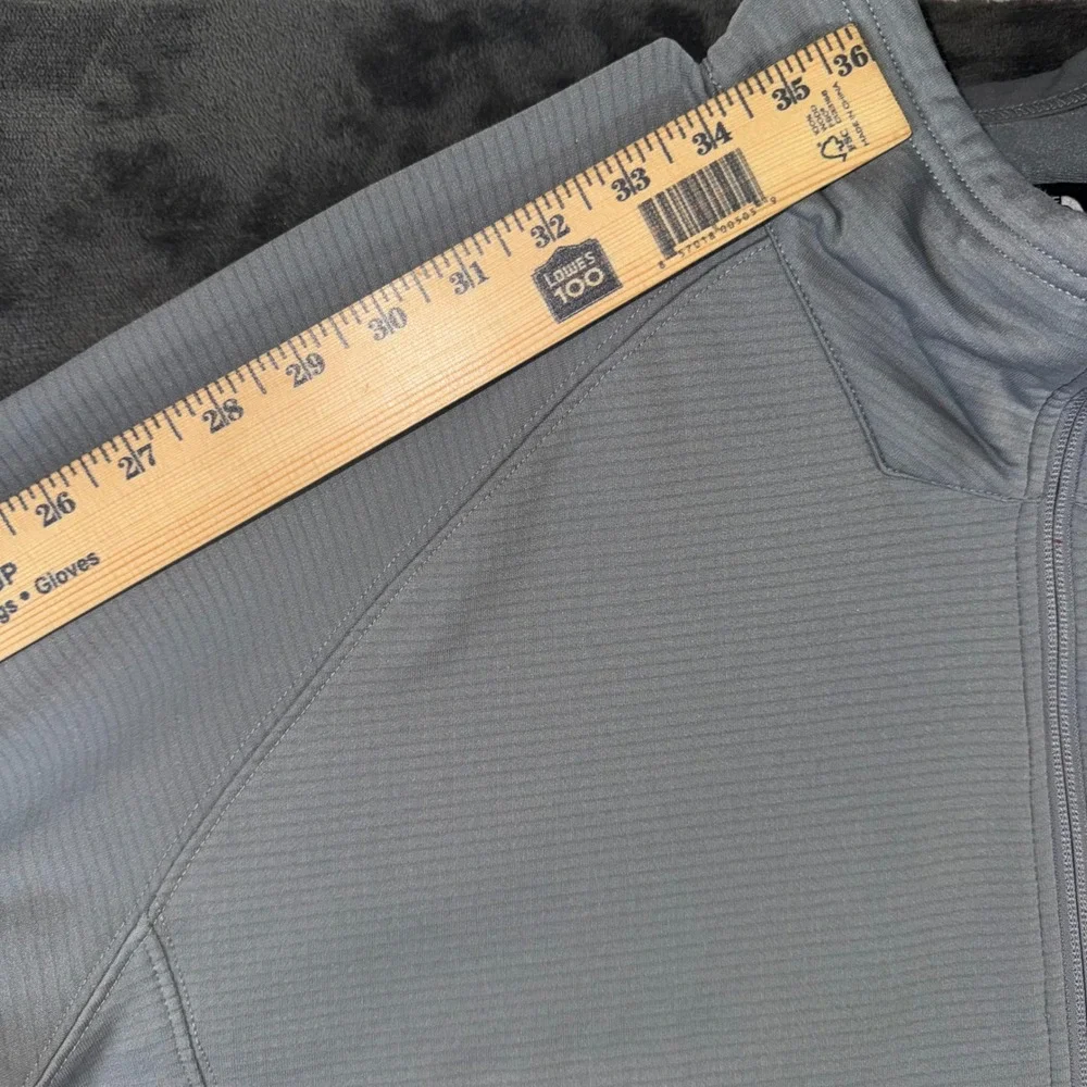 Mens XXL The North Face 1/4 Zip Pullover Grey Excellent Toyota Maintenance Care
